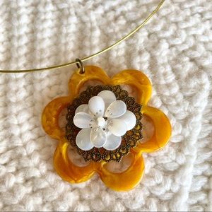Vintage Flower Power Necklace